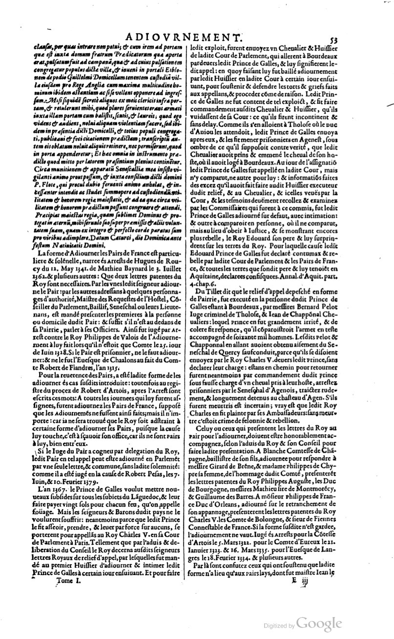 1629 - Veuve Nicolas Buon - Trésor du droit français (21754 T. 1) - BM Lyon