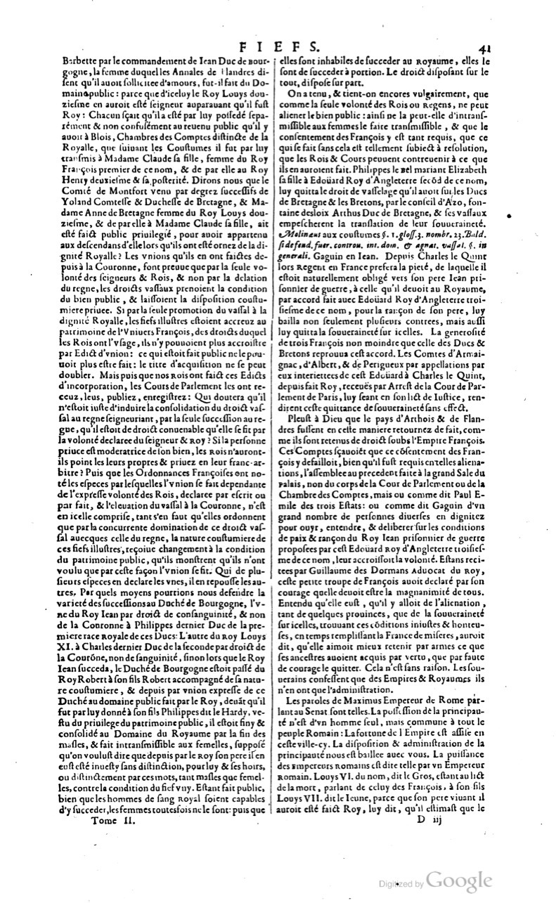 1629 - Veuve Nicolas Buon - Trésor du droit français (21754 T. 2) - BM Lyon