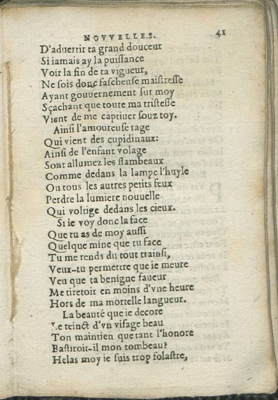 1575 - Pierre Brenouzet - Trésor de tous les recueils de chansons, tant amoureuses, rustiques, que musicales - Det KLG Copenhague