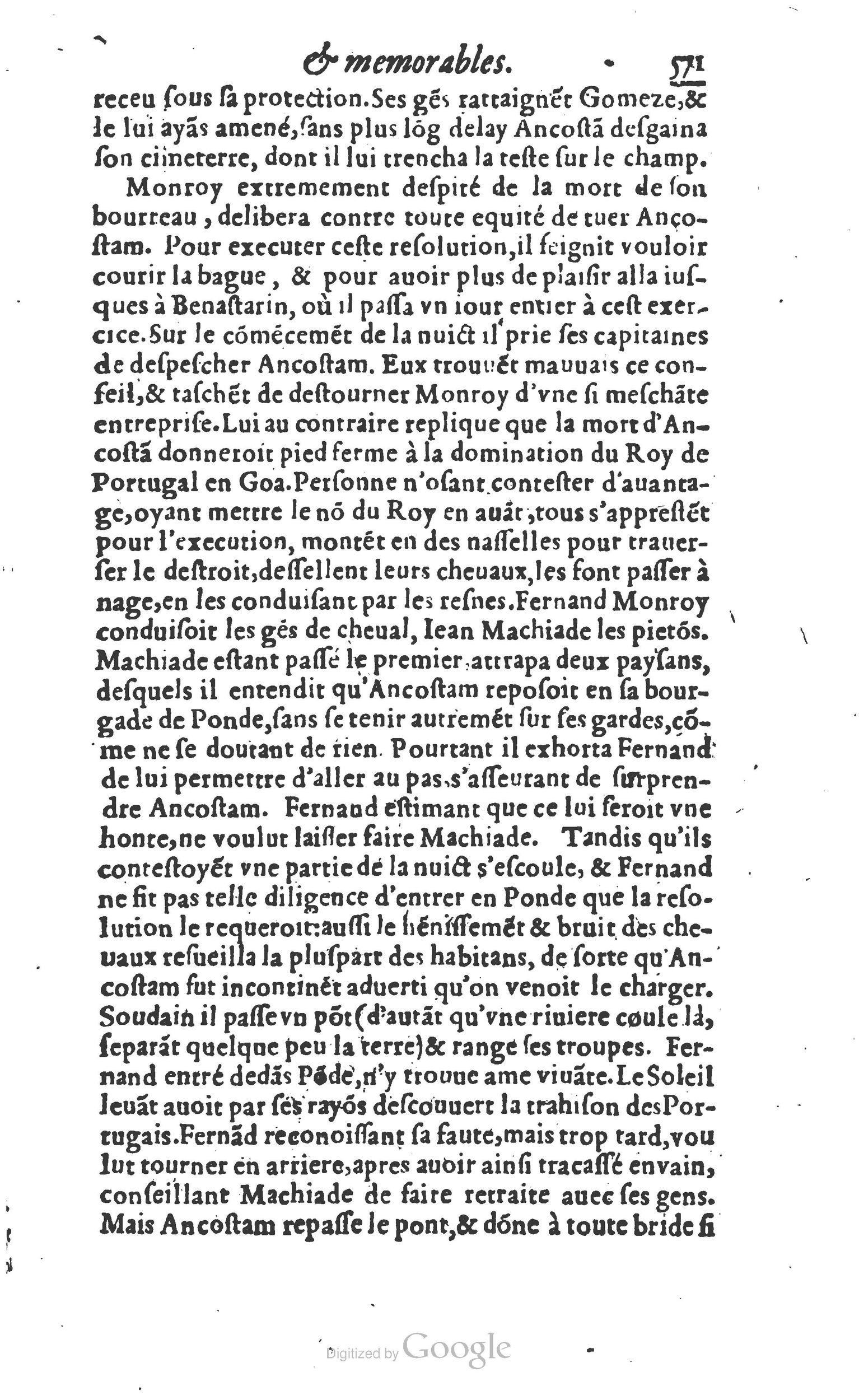 1610 - Paul Marceau - Trésor d’histoires admirables et mémorables - Princeton
