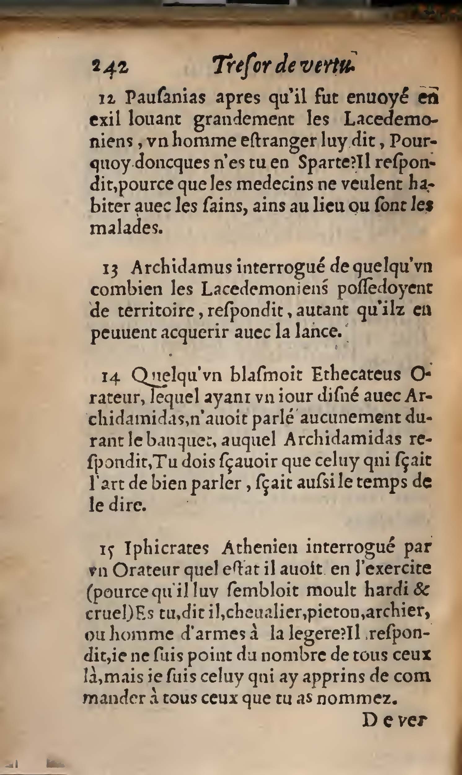 1558 - Nicolas Perrineau et Jean Temporal - Trésor de vertu - BNC Rome