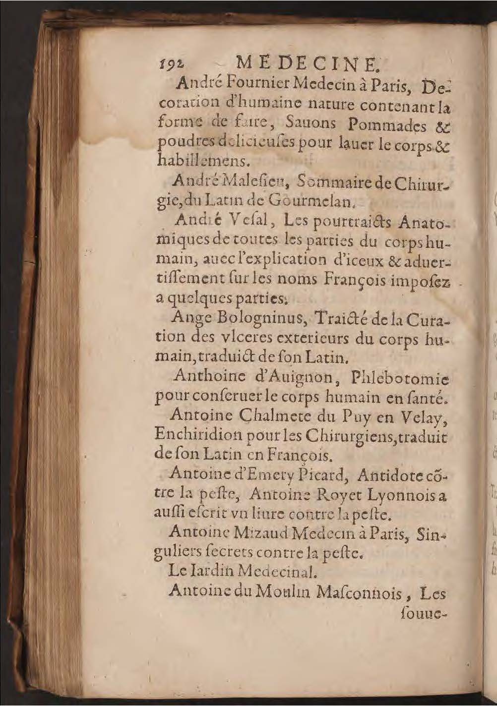 1602 - François Jacquin - Trésor des bons esprits français - BnF Arsenal