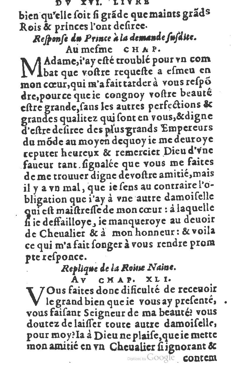 1582 - Jean Huguetan - Trésor des Amadis T. 1 - BM Lyon