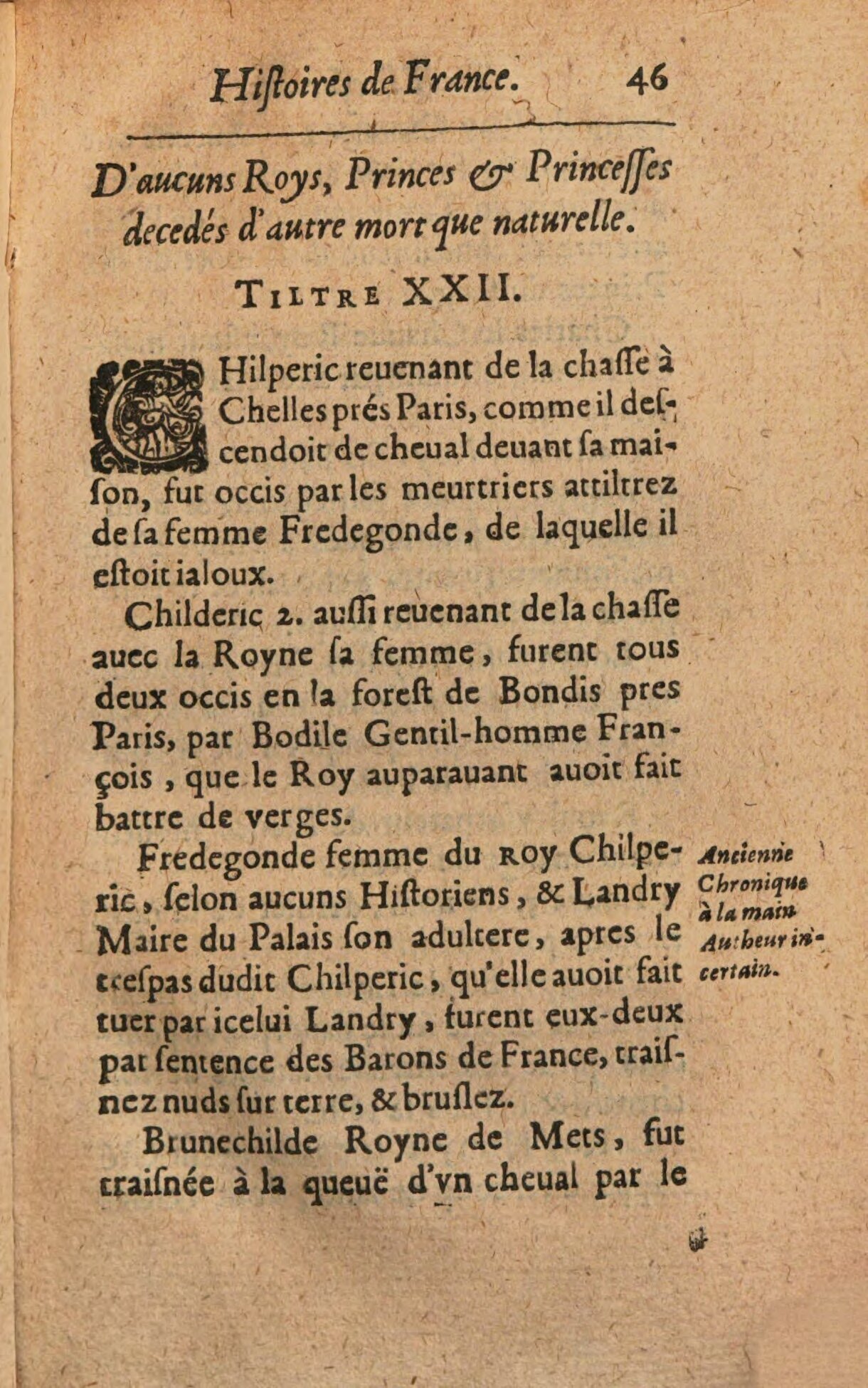 1639 - Jean Corrozet - Trésor des histoires de France - BSB Munich 1639 - Jean Corrozet - Trésor des histoires de France - BSB Munich