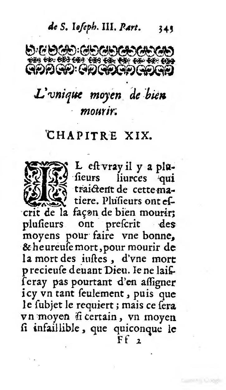 1646 - Jean Piot - Trésor inestimable de Saint-Joseph - BNC Rome