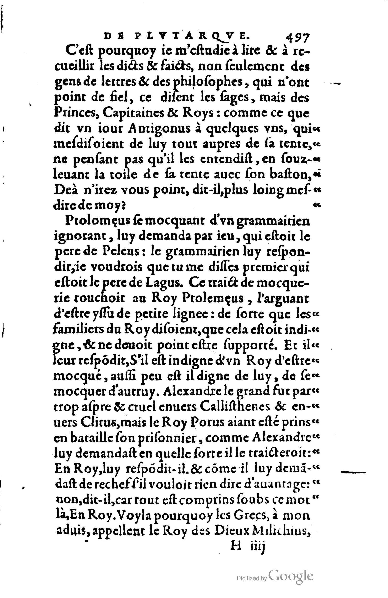 1578 - Jean Poupy - Trésor des morales de Plutarque - BSB Munich