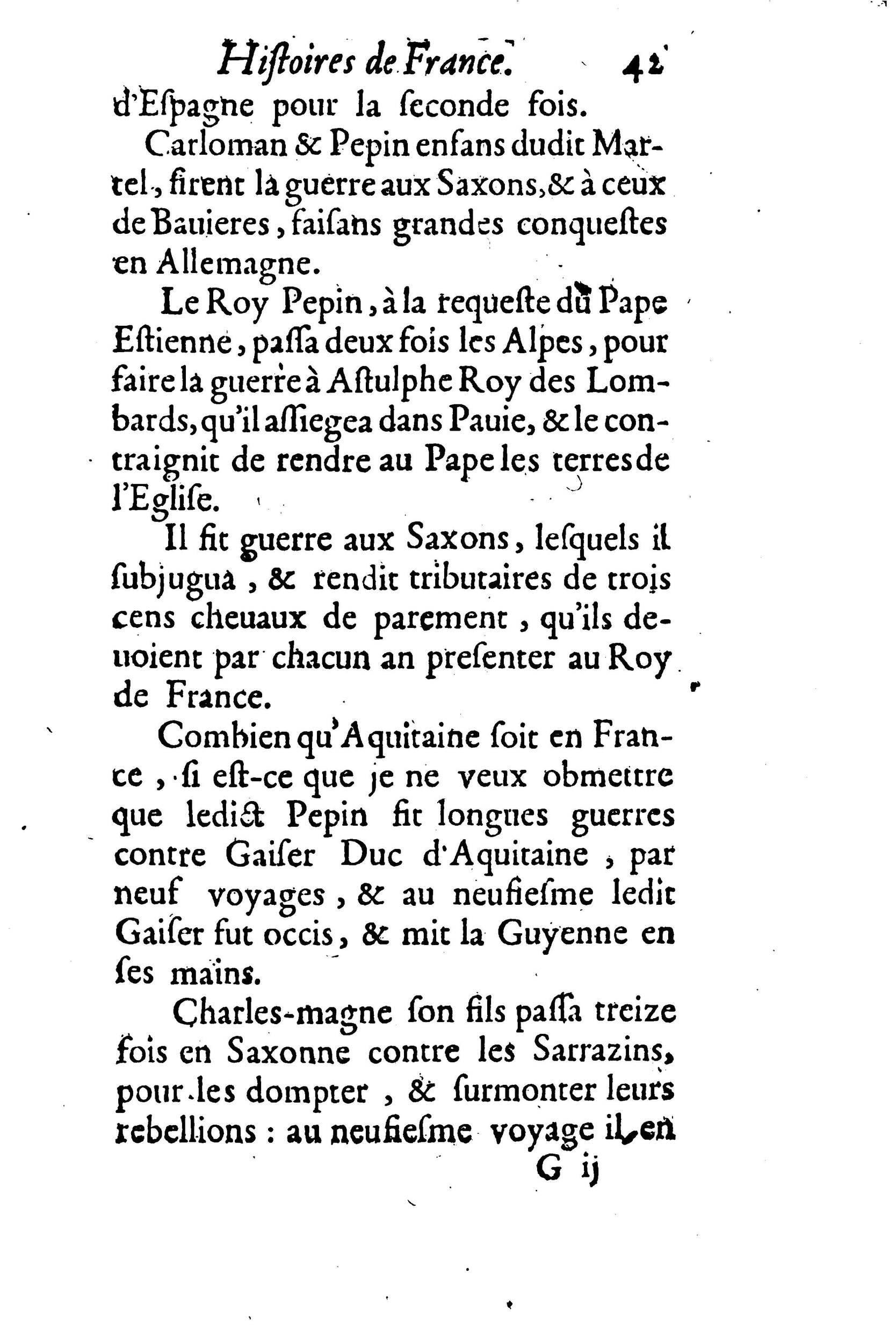 1633 - Jean Corrozet - Trésor des histoires de France - BM Lyon 1633 - Jean Corrozet - Trésor des histoires de France - BM Lyon