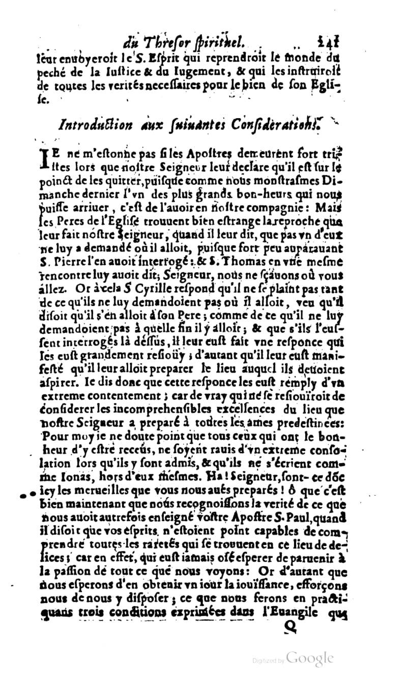1637 - s.n. - Trésor spirituel des âmes religieuses - BM Lyon