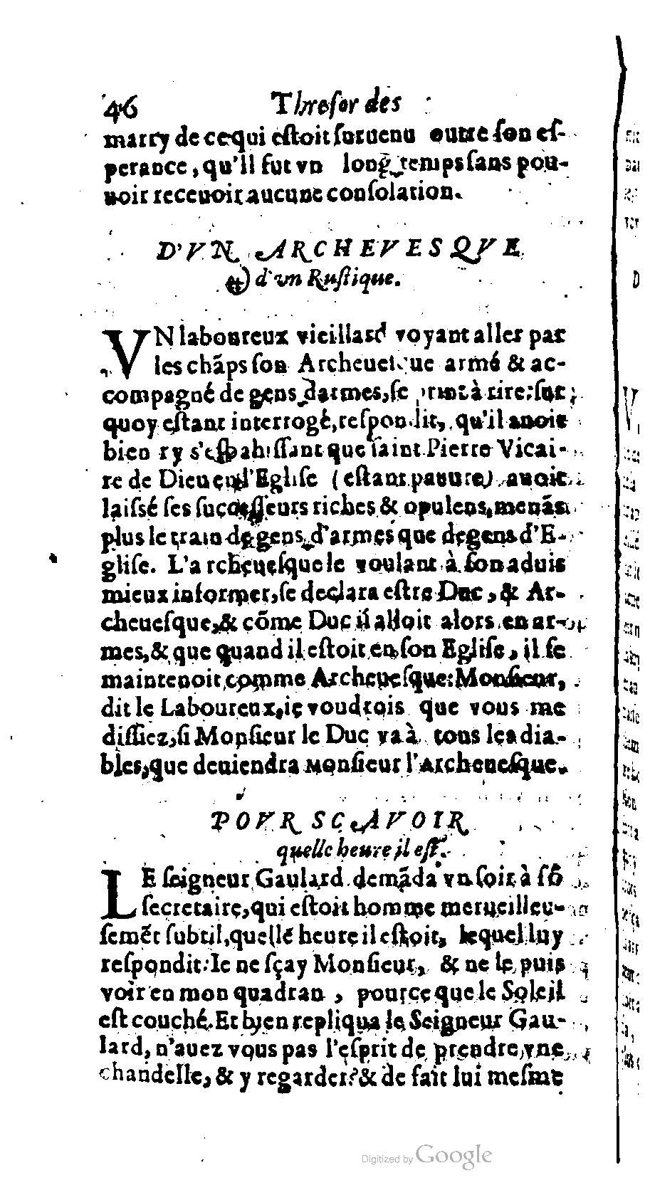 1611 - Romain de Beauvais - Trésor des récréations - BM Lyon