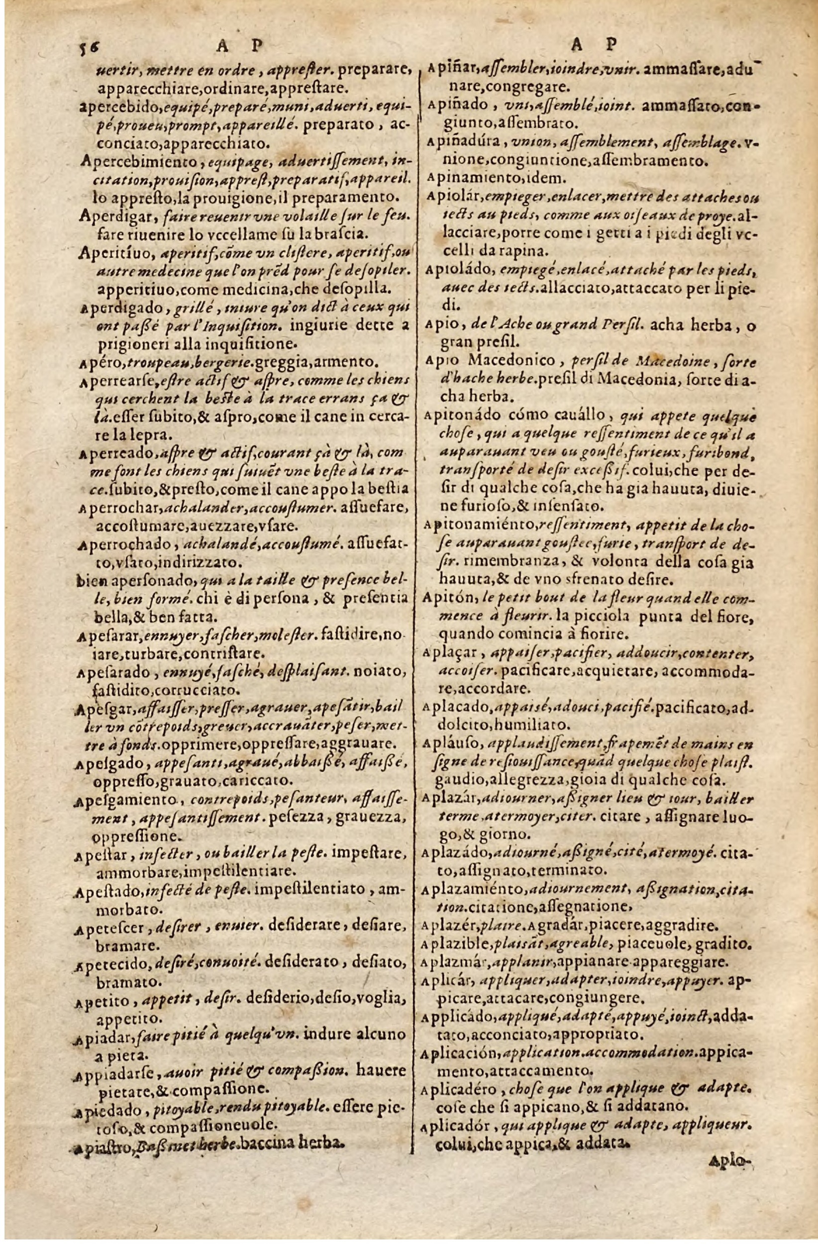 1627 - Jacques Crespin - Trésor des trois langues - Regensburg