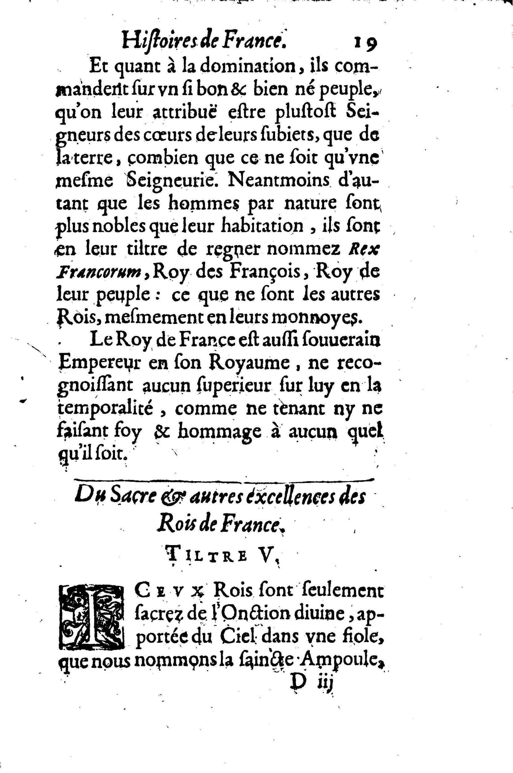 1633 - Jean Corrozet - Trésor des histoires de France - BM Lyon 1633 - Jean Corrozet - Trésor des histoires de France - BM Lyon