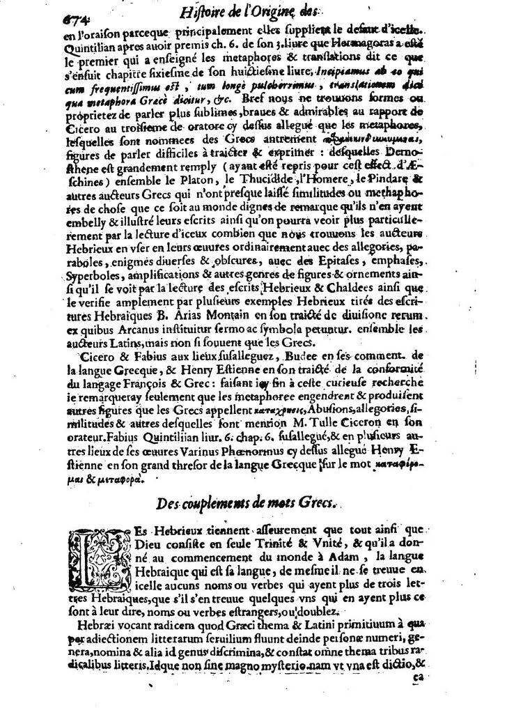 1613 - Matthieu Berjon - Trésor de l’histoire des langues de cet univers - BM Lyon