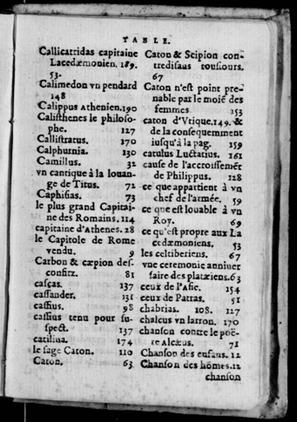1574 - Benoît Rigaud - Trésor des vies de Plutarque - Avignon