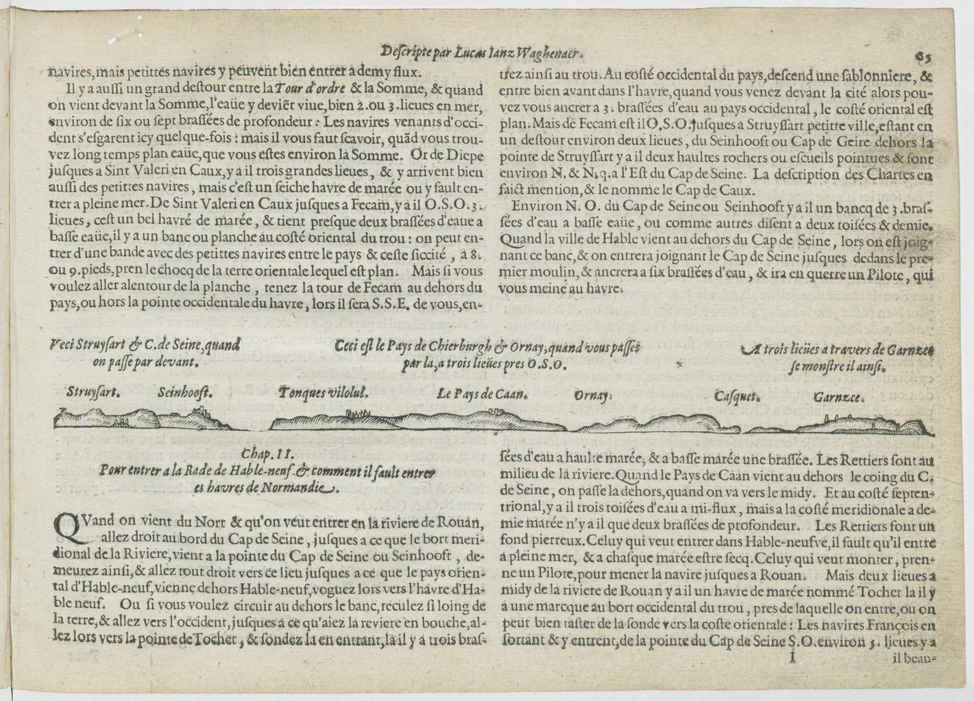 1601 - Bonaventure d’Aseville - Trésorerie ou cabinet de route marinesque - BnF