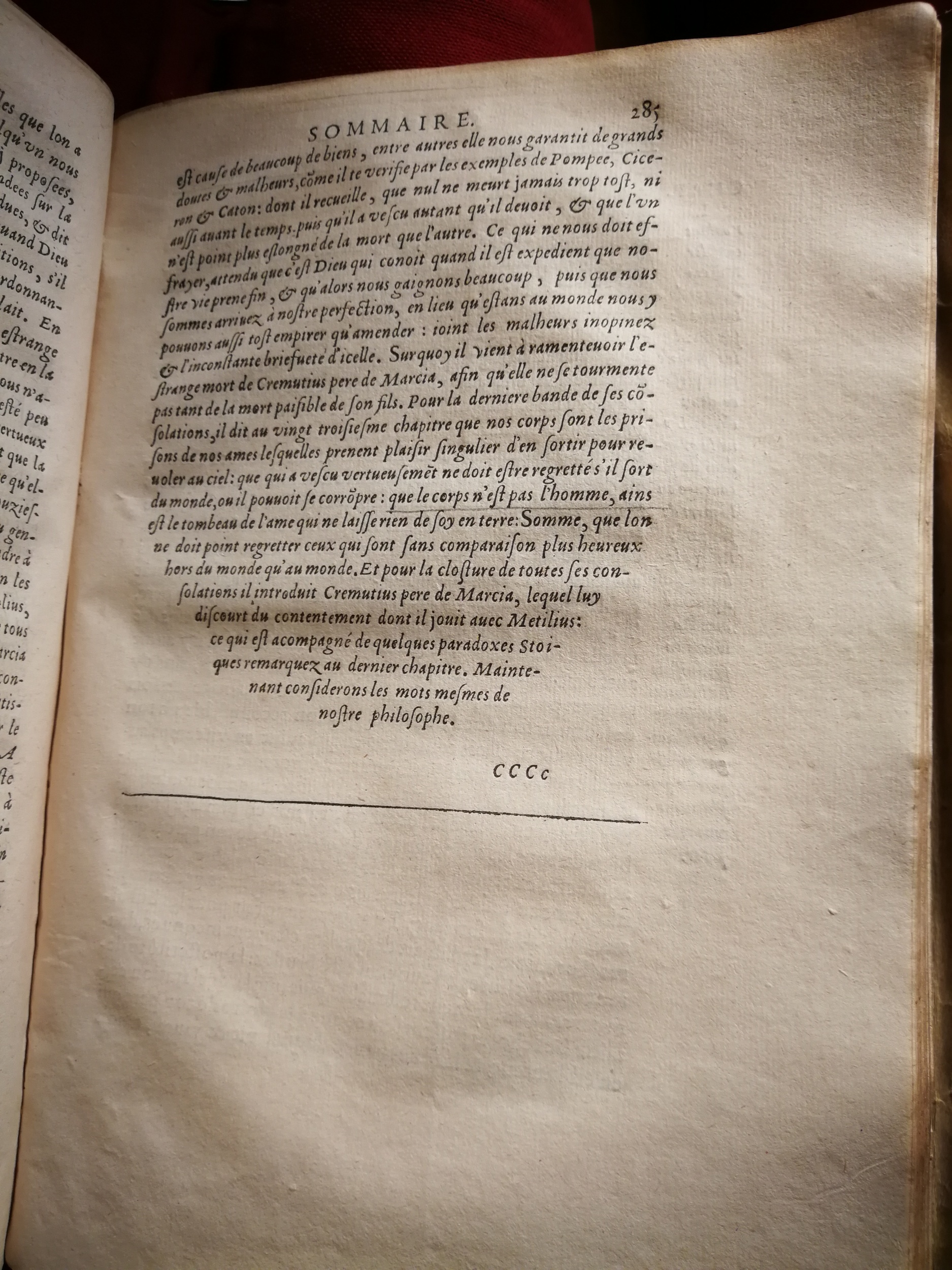 1595 - Jean Houzé - Œuvres morales et mêlées de Sénèque, Trésor de philosophie morale - T. 1 - BnF