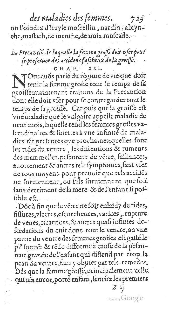 1585 - Jacques du Puis - Trésor des remèdes secrets pour les maladies des femmes - BnF