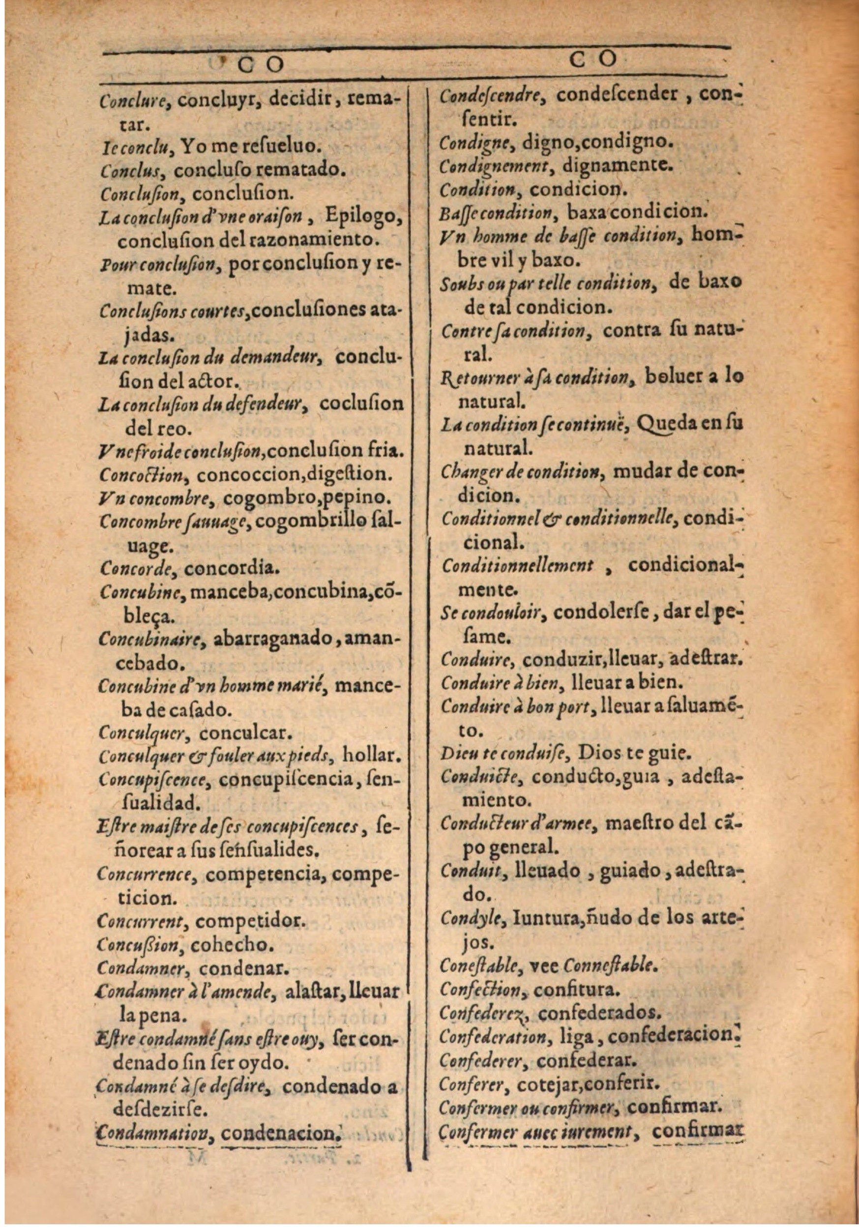 1607 - Marc Orry - Trésor des deux langues espagnole et française (Seconde partie) - BSB Munich