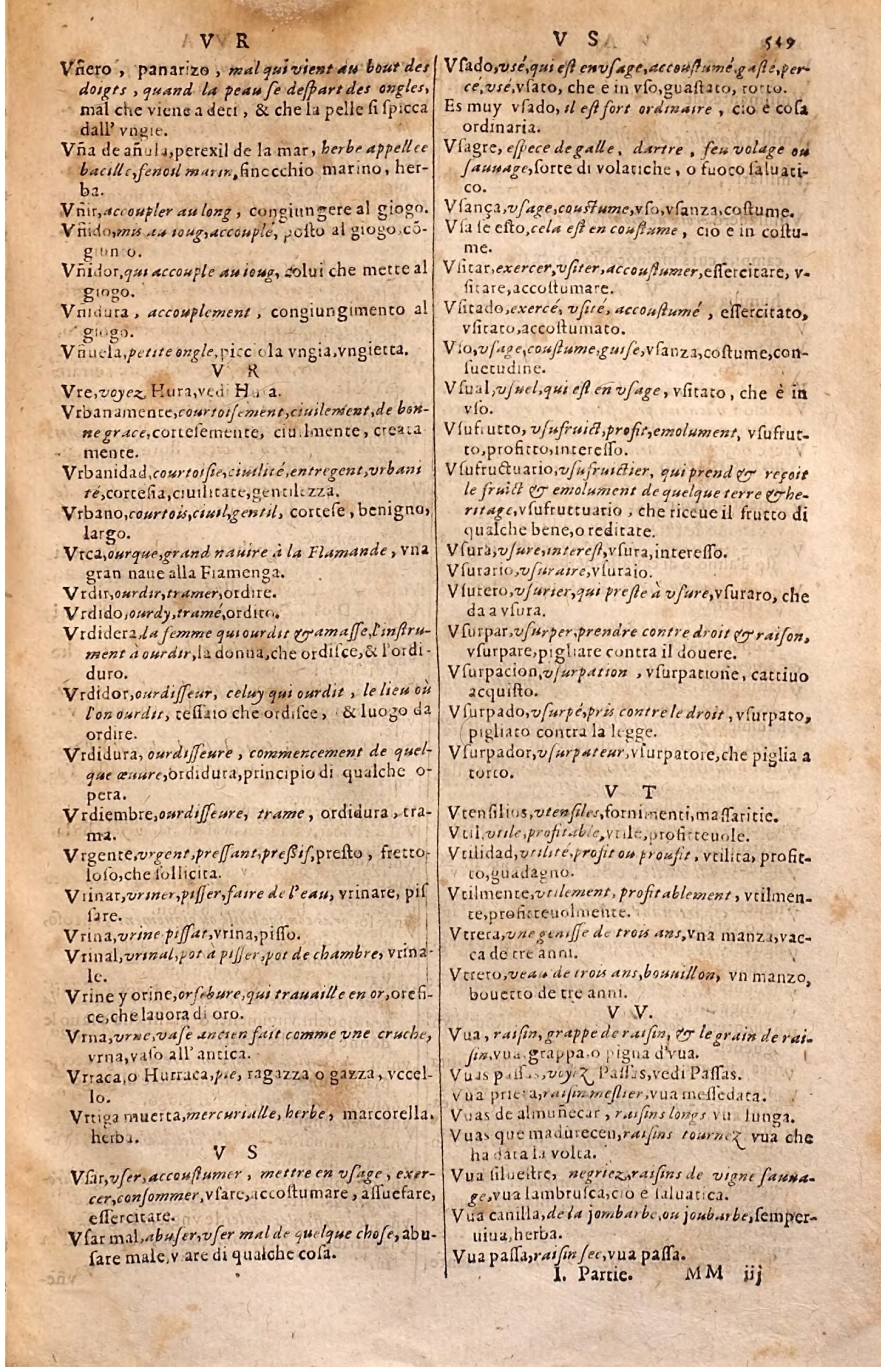 1627 - Jacques Crespin - Trésor des trois langues - Regensburg