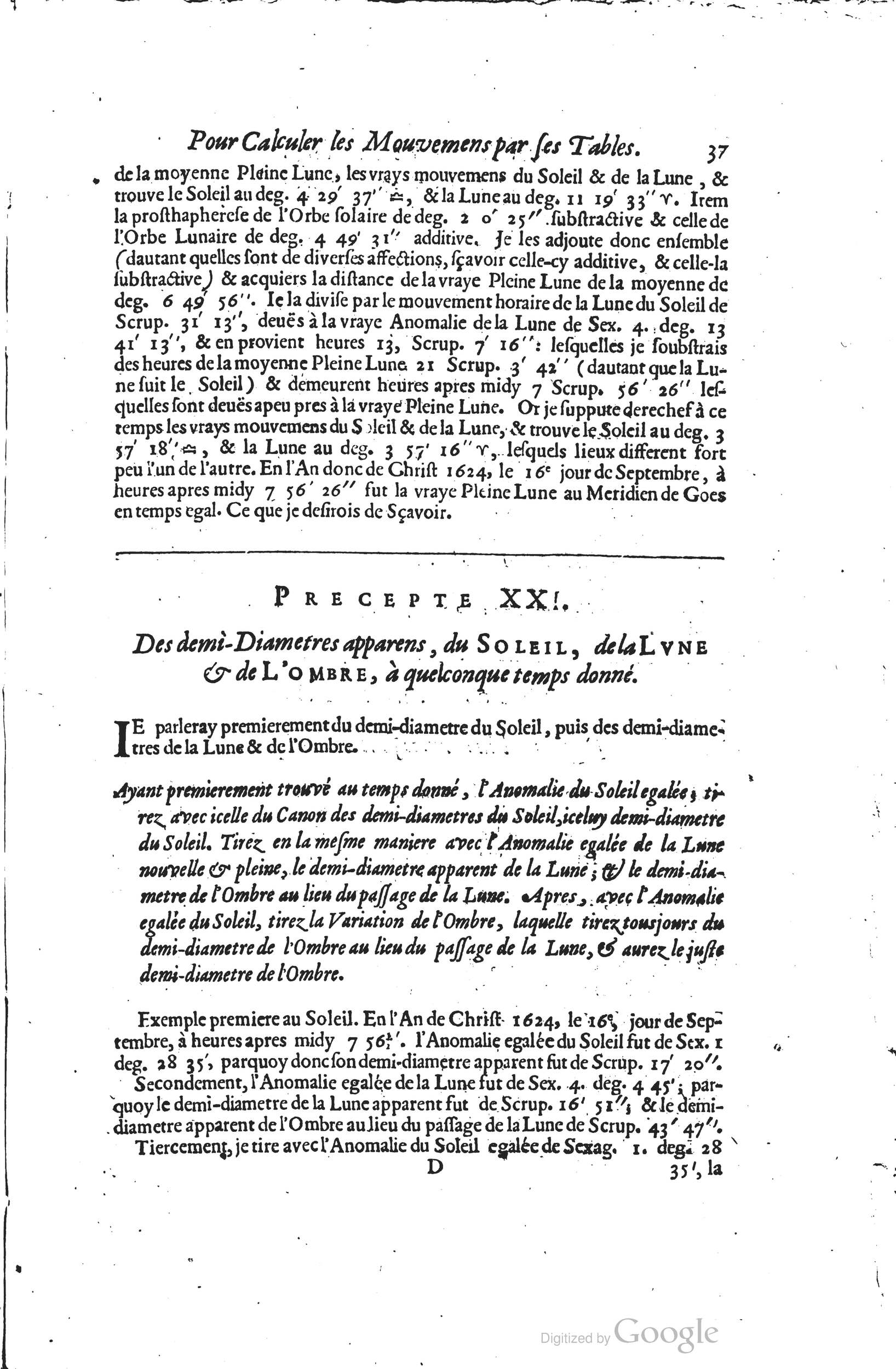 1634 - Zacharie Roman - Les Tables perpétuelles - Universiteit Leiden