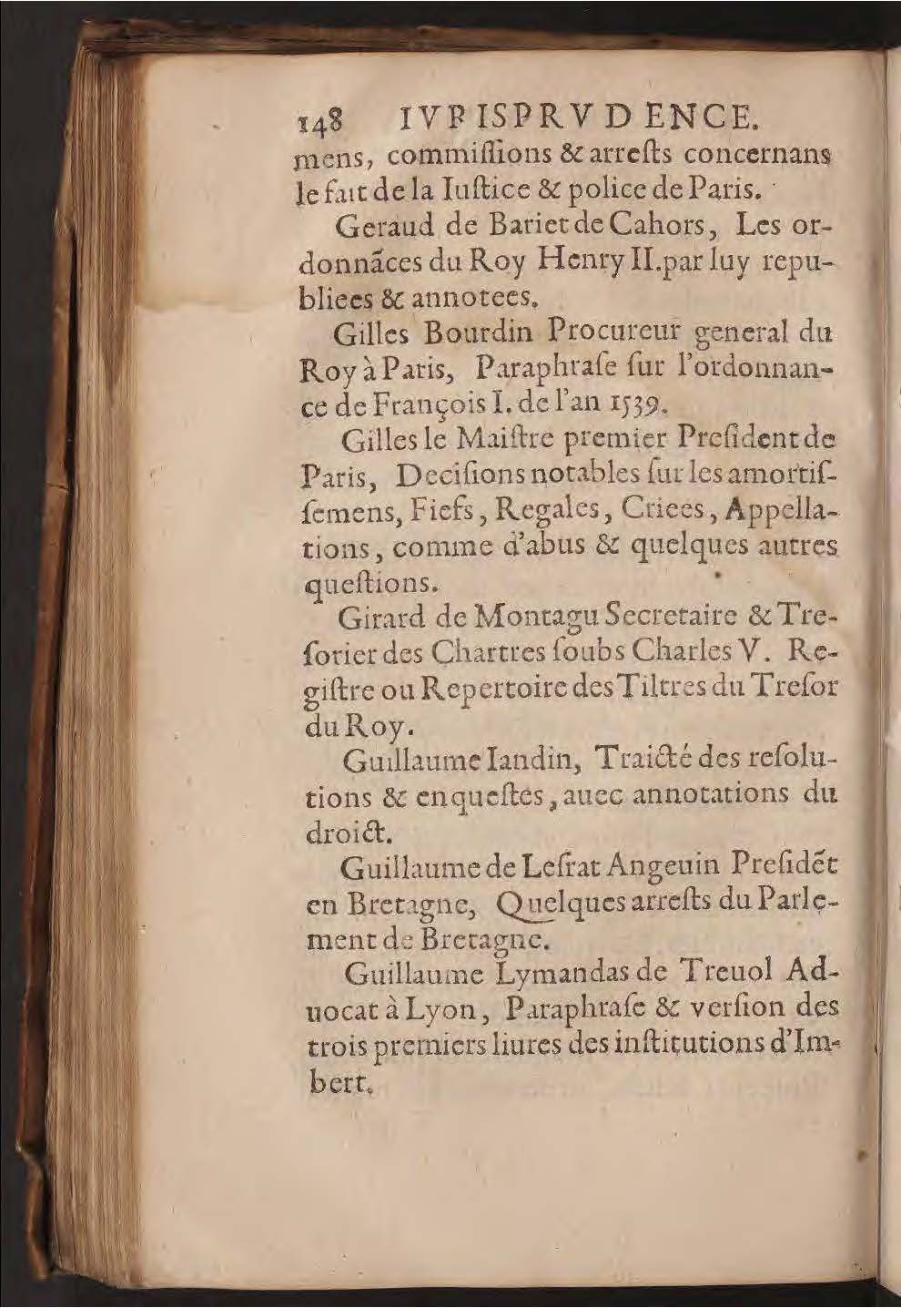 1602 - François Jacquin - Trésor des bons esprits français - BnF Arsenal
