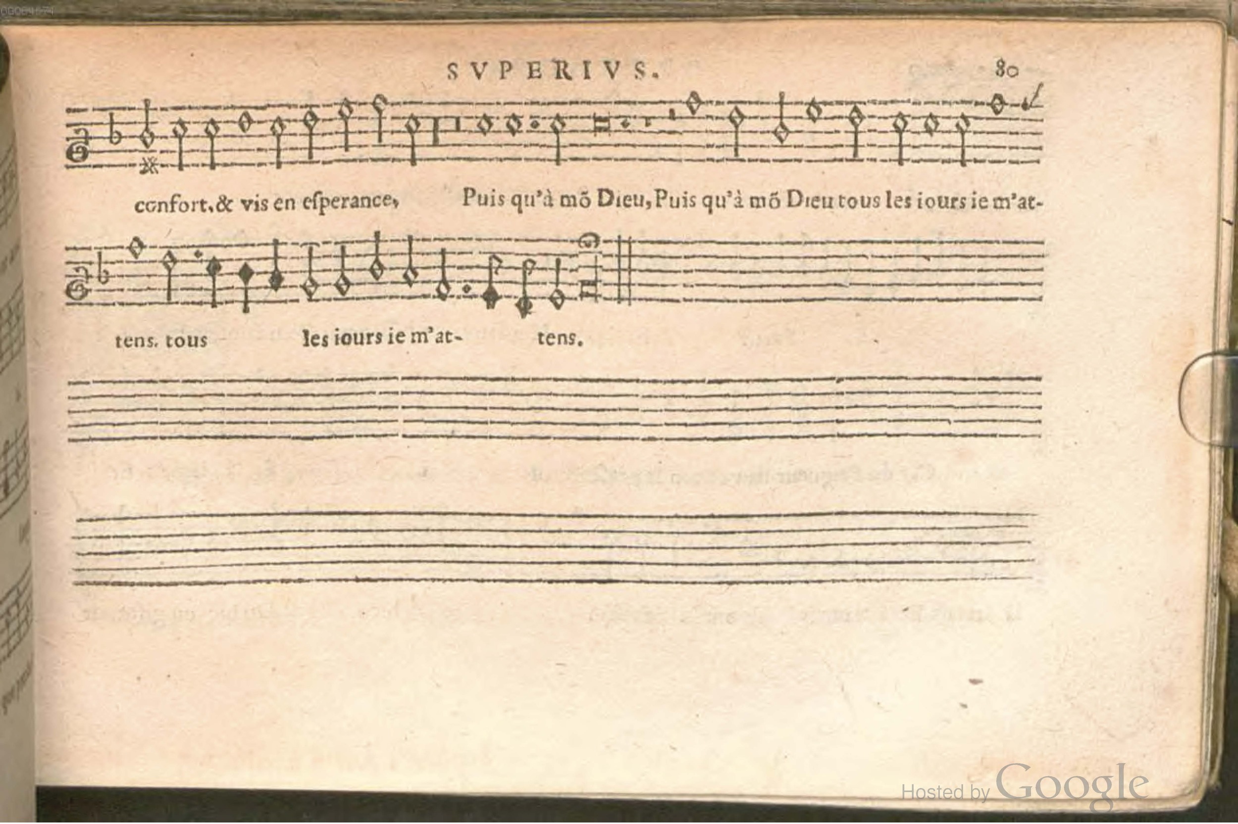 1576 - [Pierre de Saint-André] - Trésor de musique d’Orlande de Lassus Superius - BSB Munich