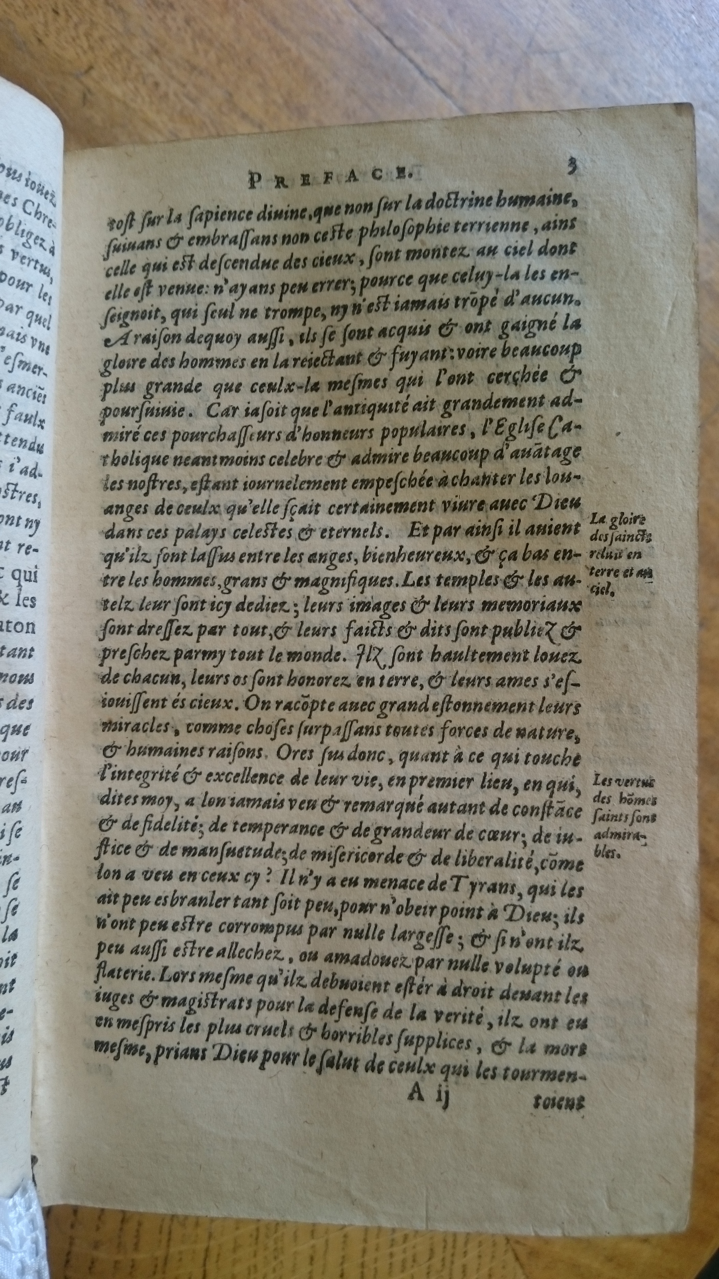 1585 - Jean Bogard - Trésor des faits et dits mémorables des hommes saints et illustres - Douai Quincy
