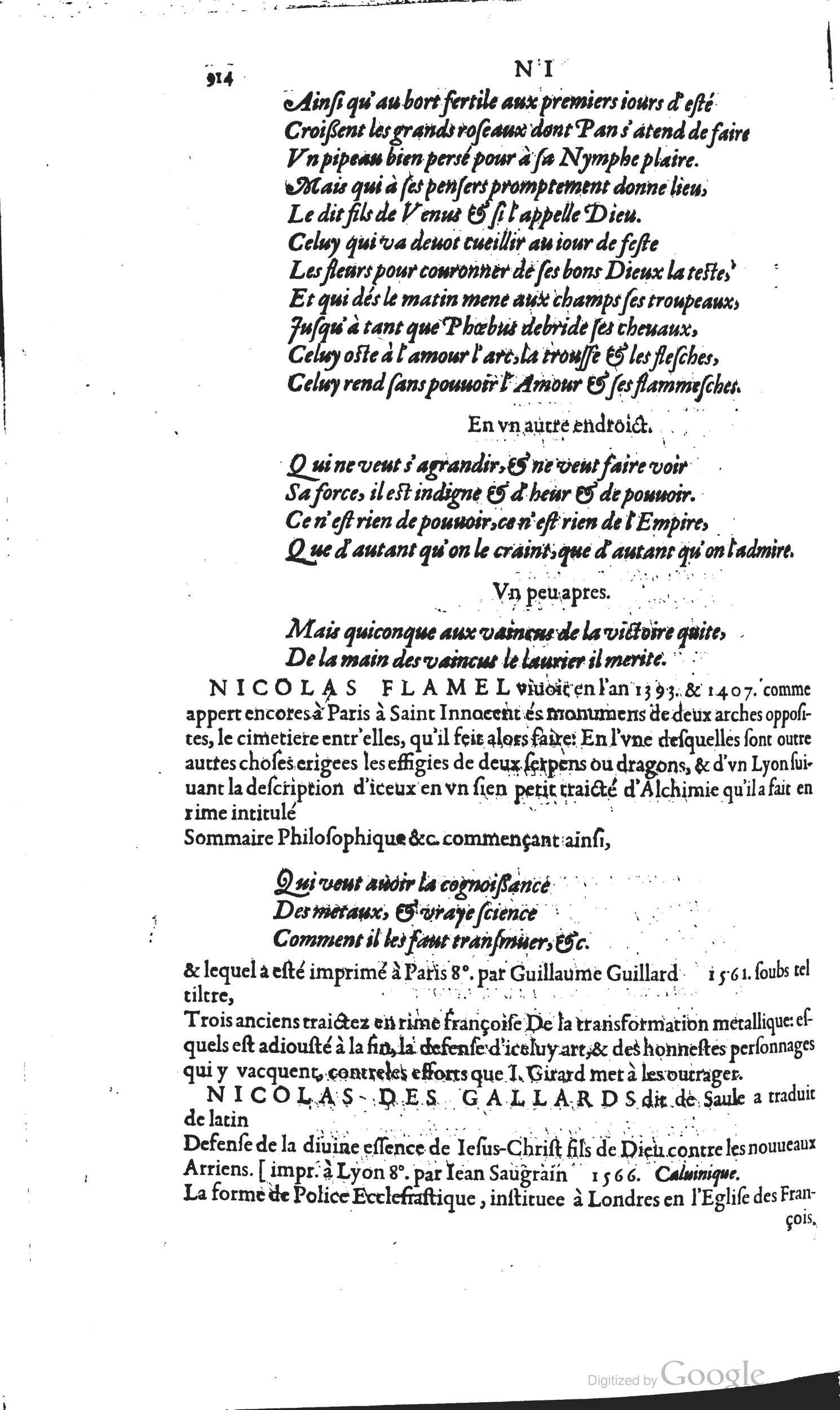 1585 - Barthélemy Honorat - Bibliothèques françaises - BSB Munich