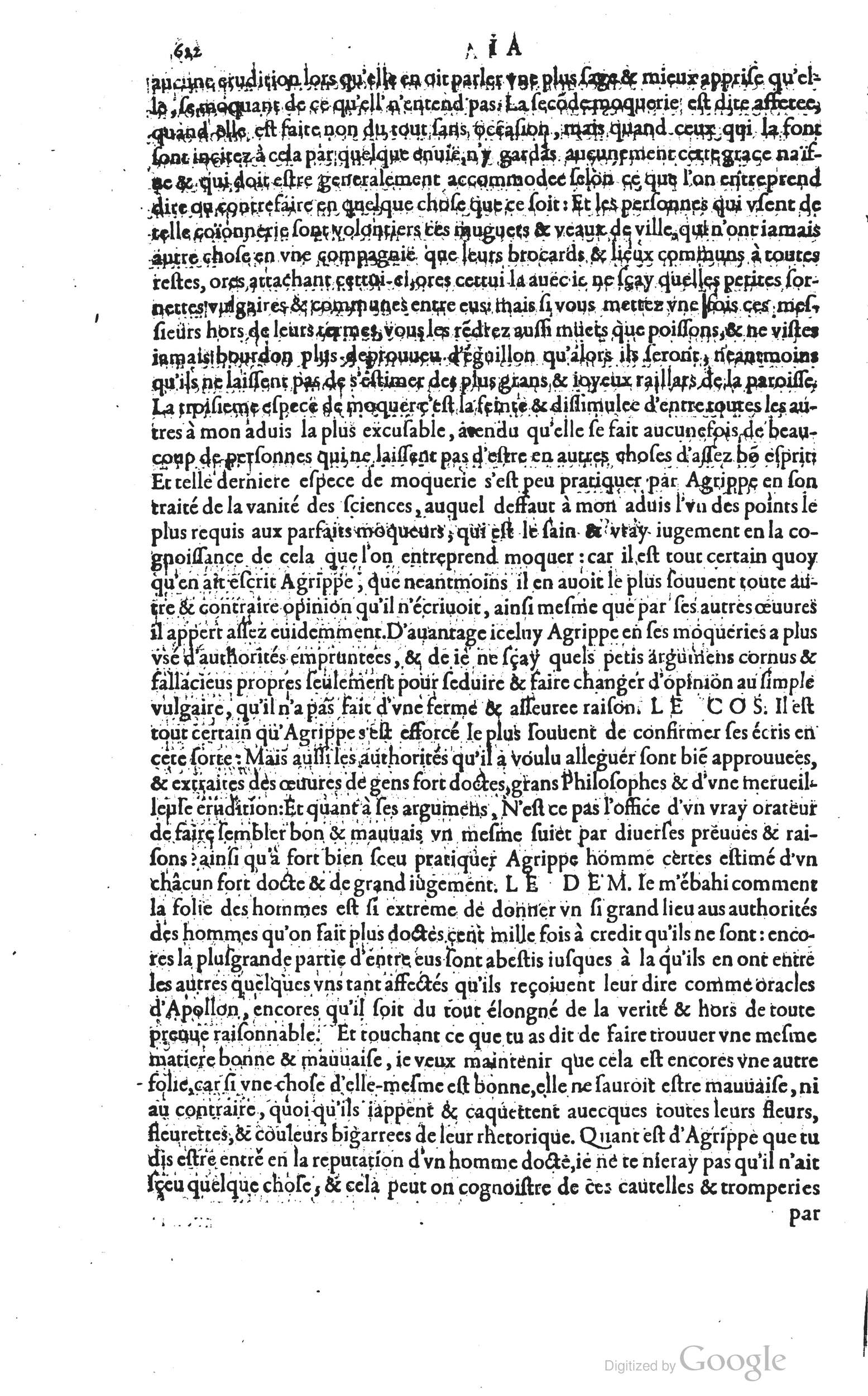 1585 - Barthélemy Honorat - Bibliothèques françaises - BSB Munich