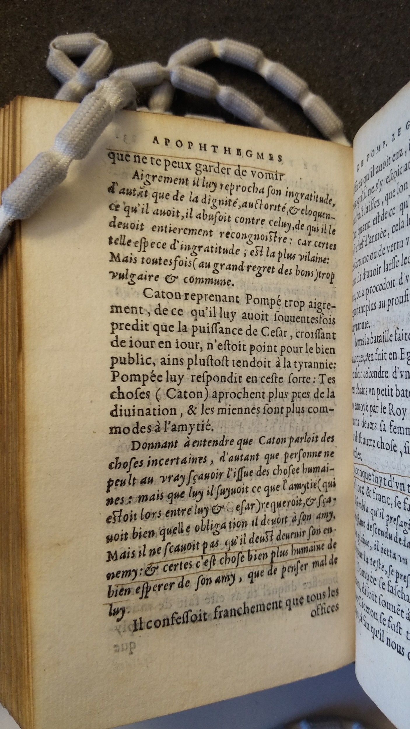 1577 - Claude Micard - Trésor des vies de Plutarque - Saint-Gallen