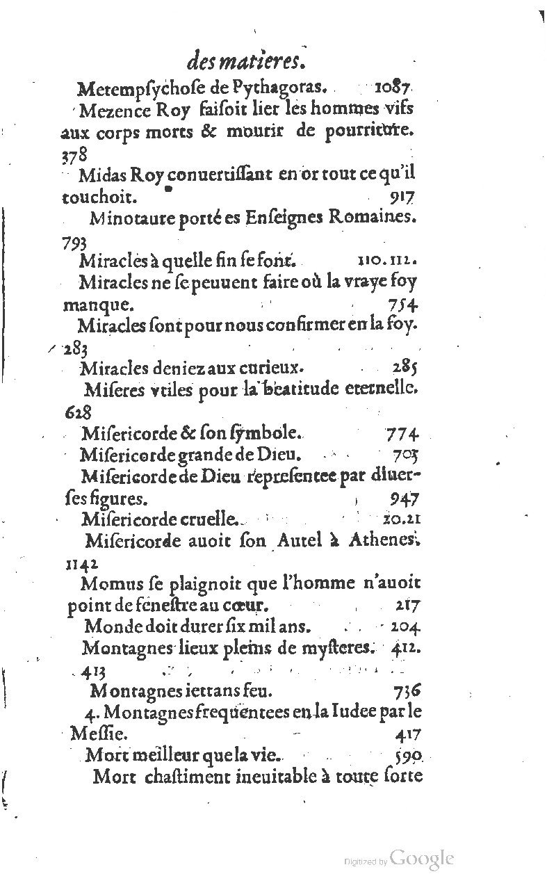 1607 - Nicolas Du Fossé - Trésor quadragésimal - T 01 - BM Lyon