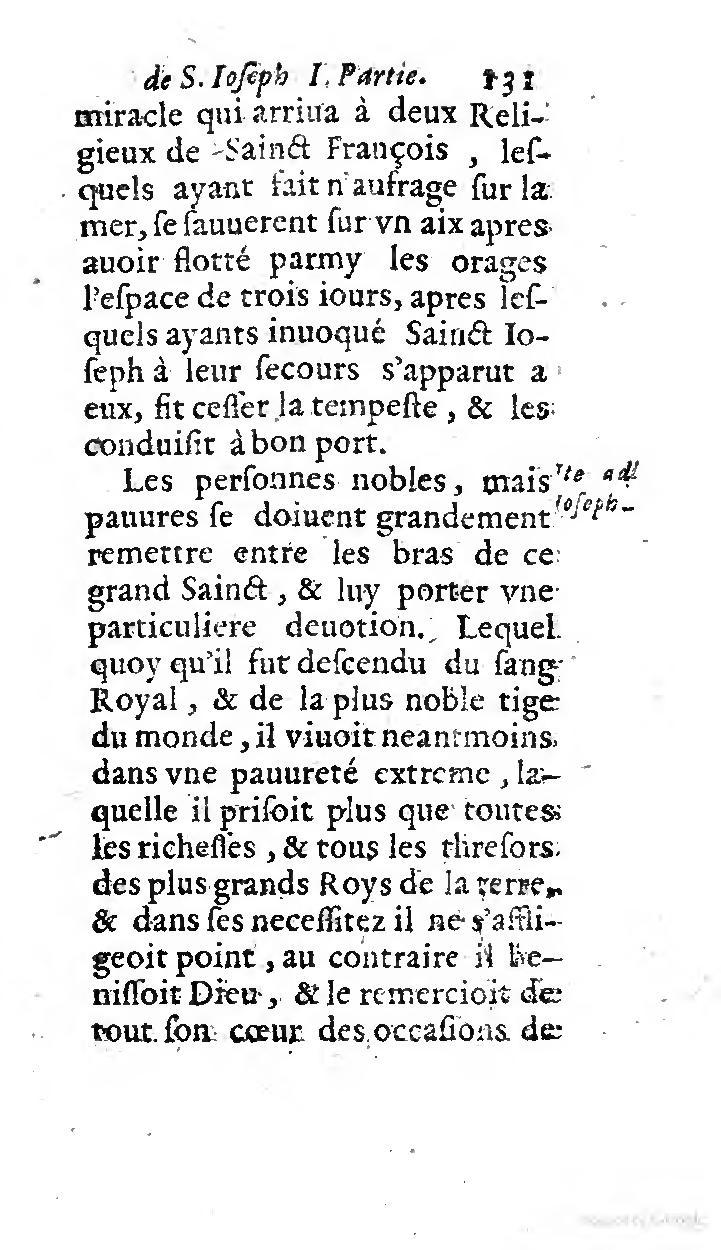 1646 - Jean Piot - Trésor inestimable de Saint-Joseph - BNC Rome