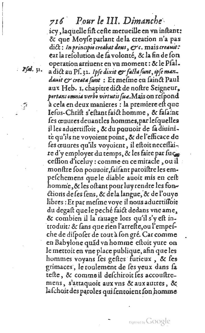 1607 - Nicolas Du Fossé - Trésor quadragésimal - T 01 - BM Lyon