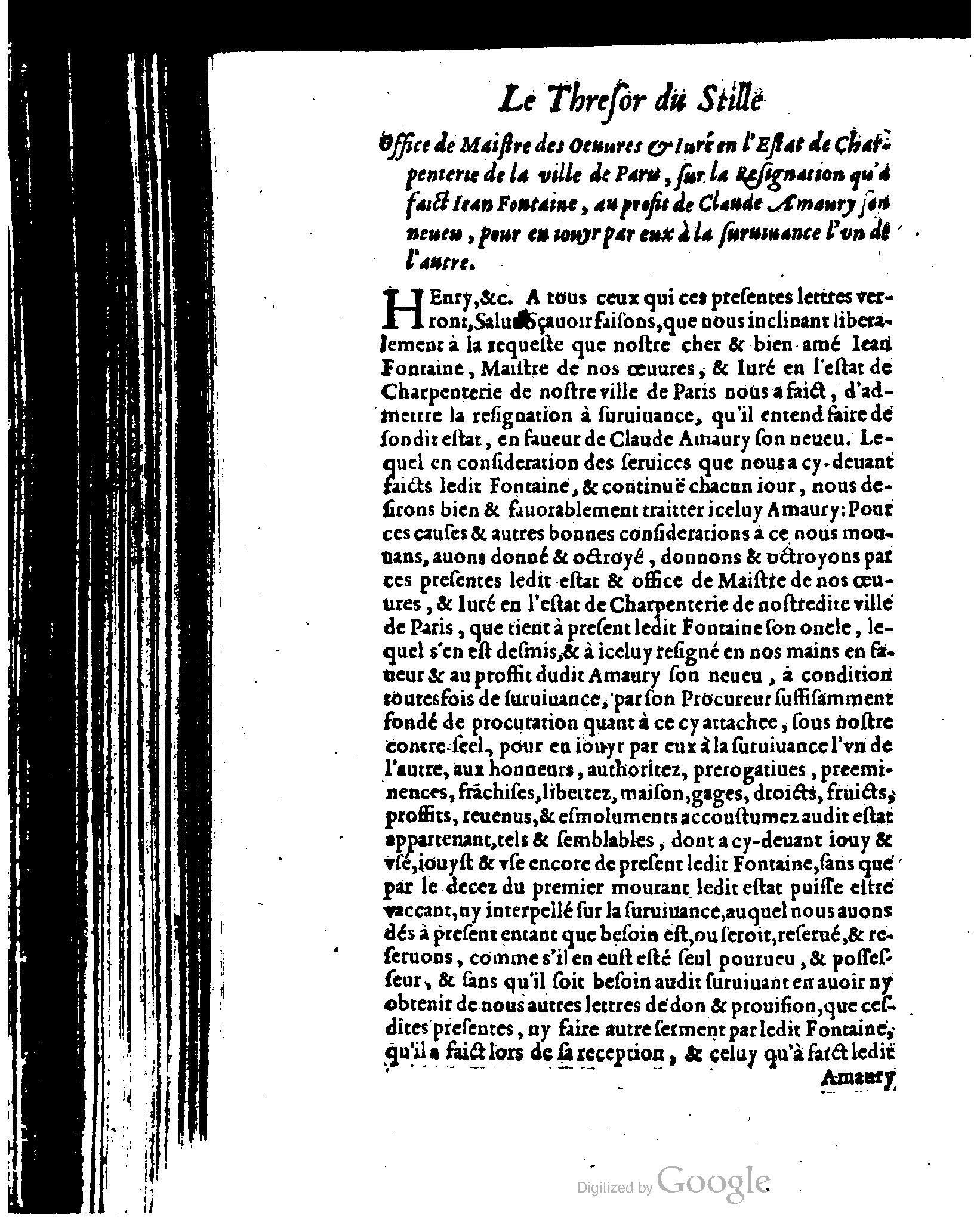 1614 - Jean Richer - Trésor du nouveau style et protocole de la chancellerie de France - BSB Munich 1614 - Jean Richer - Trésor du nouveau style et protocole de la chancellerie de France - BSB Munich
