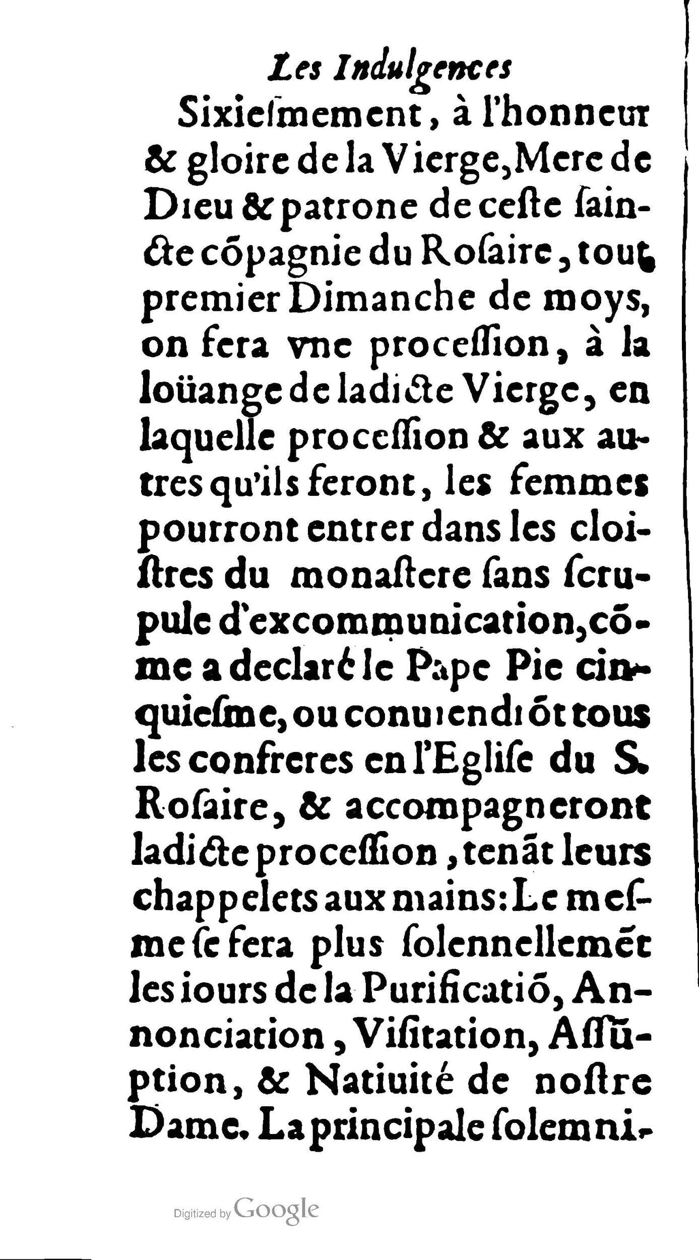 1604 - Jean Le Bouc - Trésor des indulgences du Saint Rosaire - BM Lyon 1604 - Jean Le Bouc - Trésor des indulgences du Saint Rosaire - BM Lyon