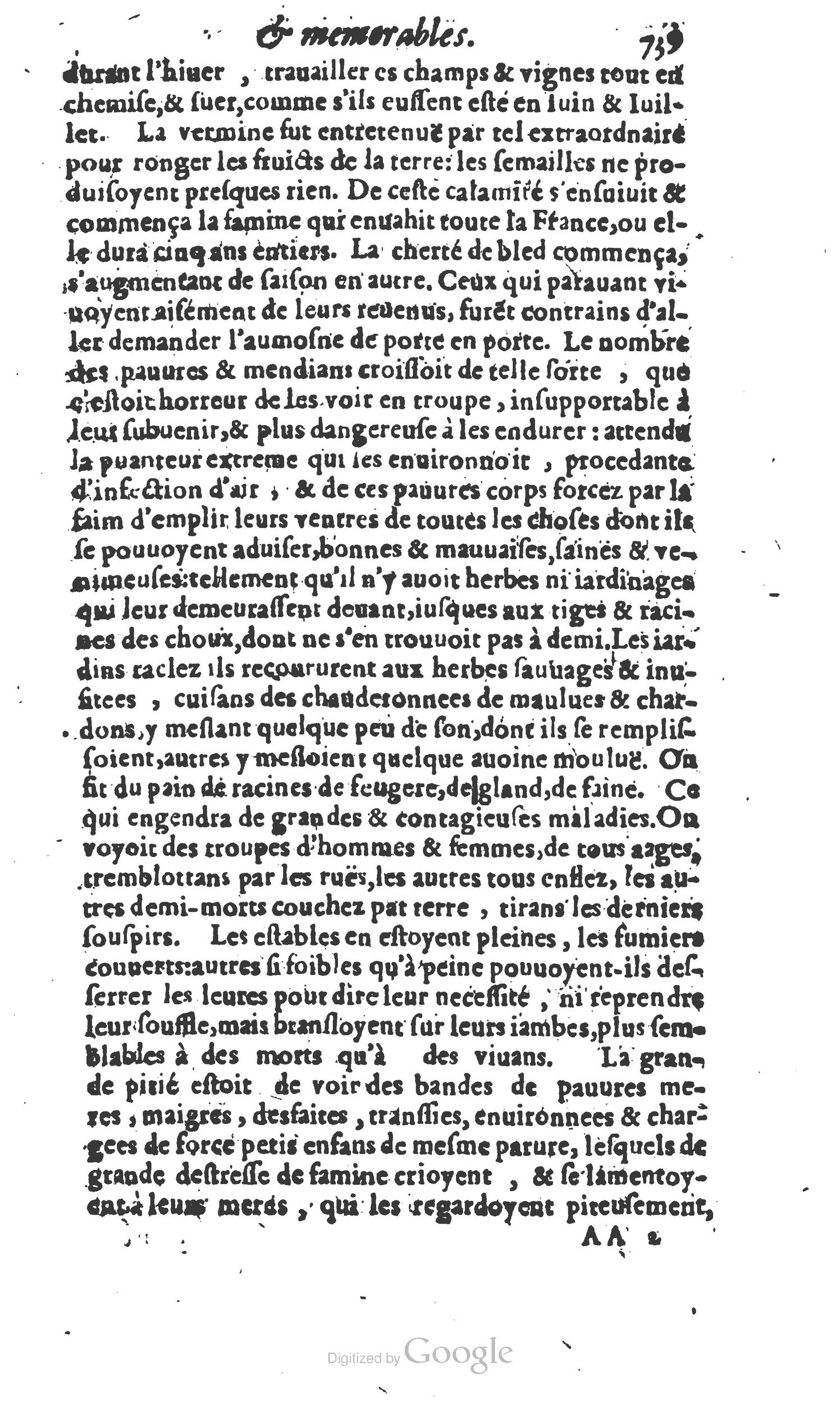 1610 - Paul Marceau - Trésor d’histoires admirables et mémorables - Princeton