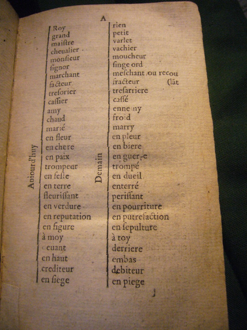 1617 - François Lefebvre - Trésor de sentences dorées et argentées - BnF Tolbiac