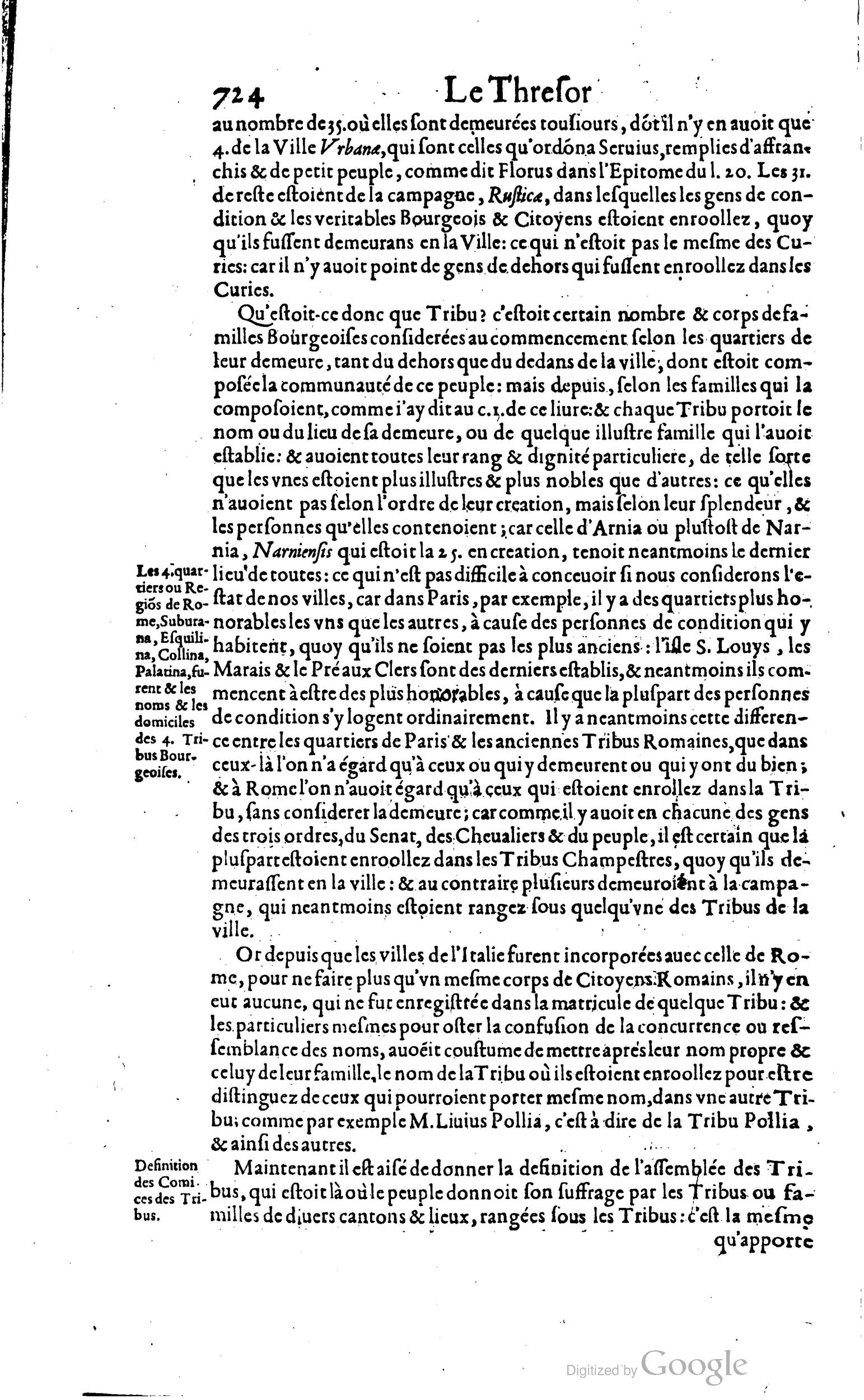 1650 - Denis Thierry - Trésor des antiquités romaines - BM Lyon