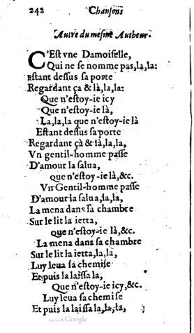1623 - Jacques Cailloüé - Trésor ou recueil des chansons amoureuses - British Library