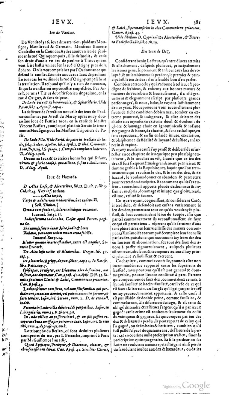 1629 - Veuve Nicolas Buon - Trésor du droit français (29620 T. 2) - BM Lyon