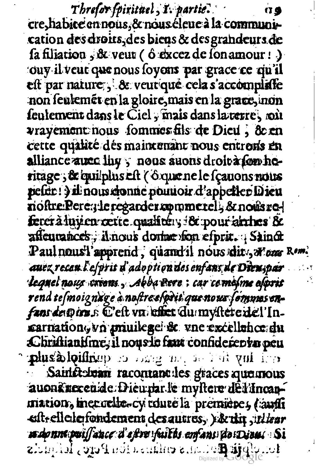 1635 - Sébastien Huré - Trésor spirituel contenant les obligations - BM Lyon
