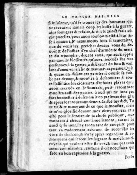 1574 - Benoît Rigaud - Trésor des vies de Plutarque - Avignon