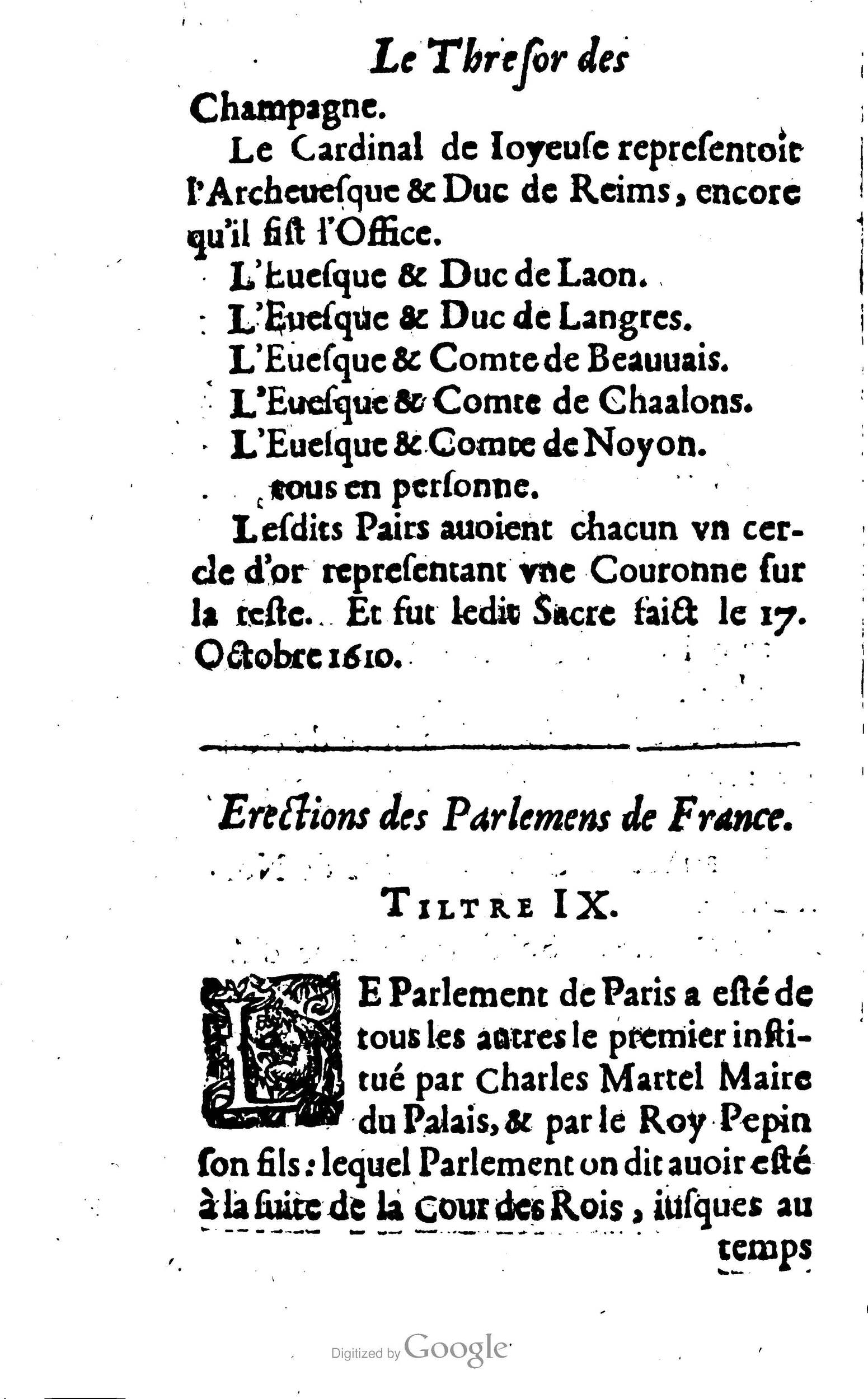 1638 - Jean Corrozet - Trésor des histoires de France - BM Lyon 1638 - Jean Corrozet - Trésor des histoires de France - BM Lyon