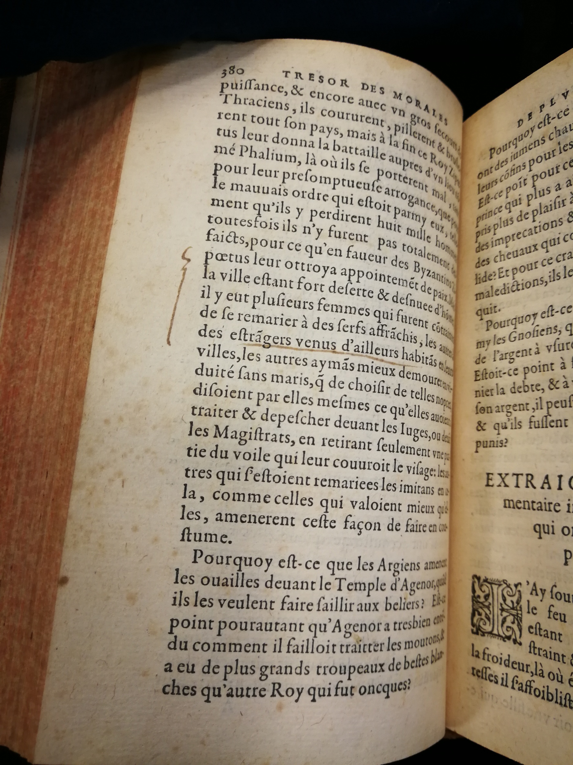 1577 - Jean Poupy - Trésor des morales de Plutarque - Les Méjanes, Aix-en-Provence 1577 - Jean Poupy - Trésor des morales de Plutarque - Les Méjanes, Aix-en-Provence