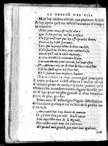 1574 - Benoît Rigaud - Trésor des vies de Plutarque - Avignon