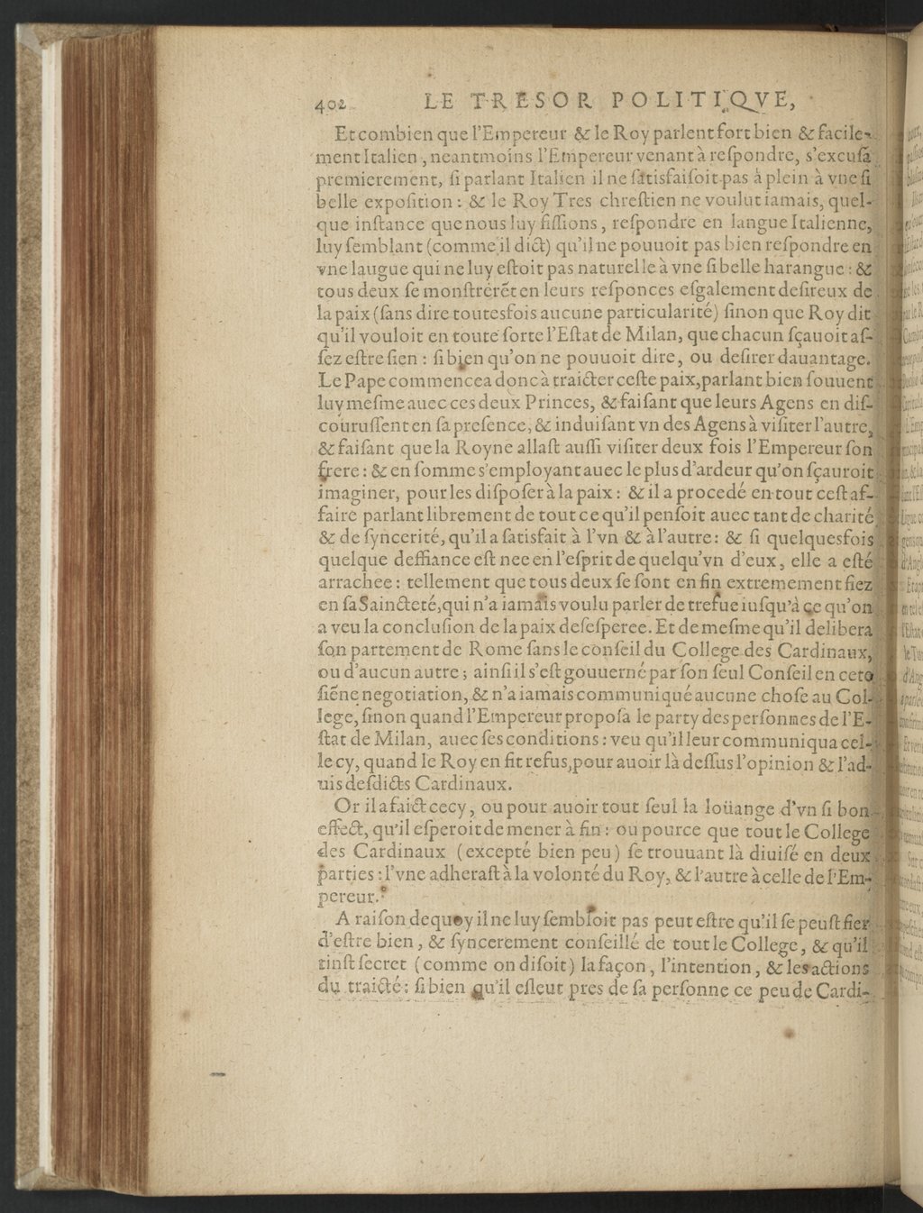 1608 - Nicolas Du Fossé - Trésor politique - BnF Tolbiac