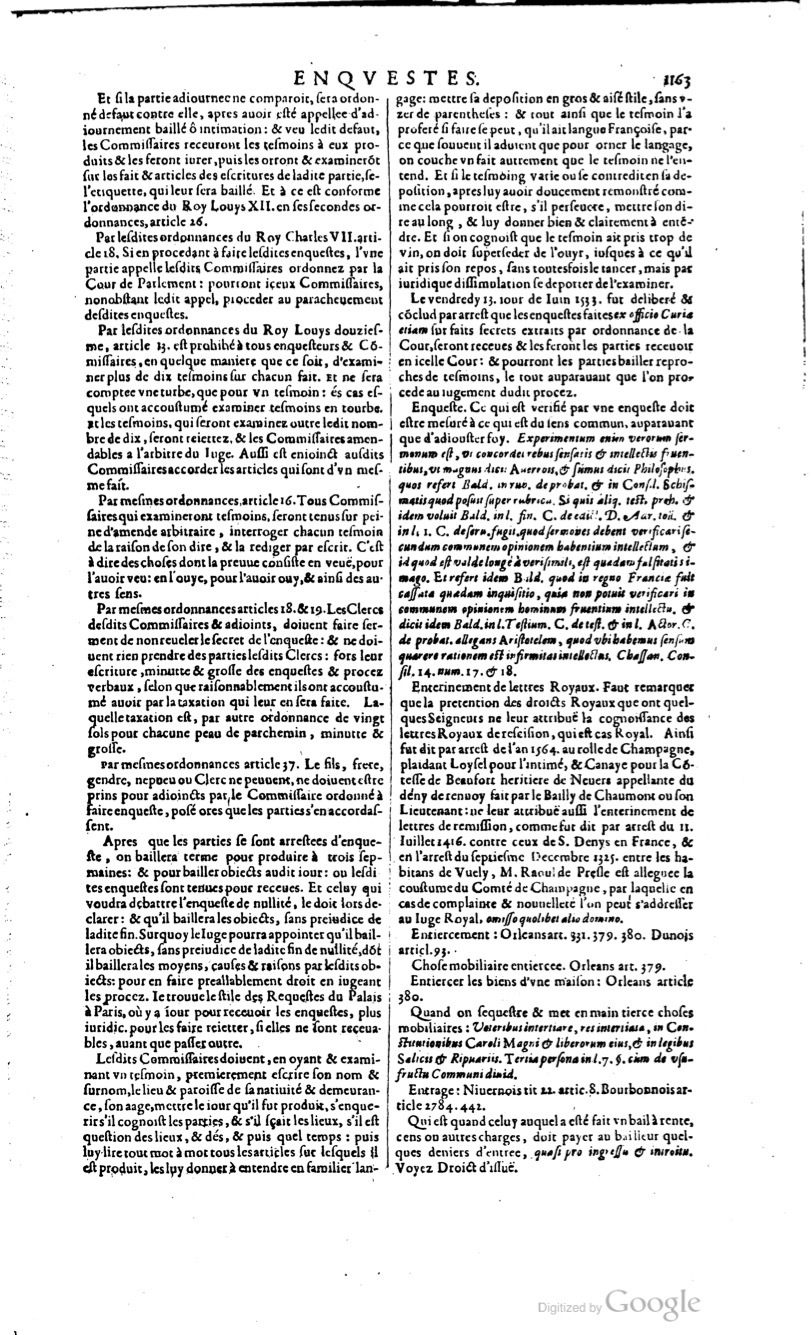 1629 - Veuve Nicolas Buon - Trésor du droit français (29620 T. 1) - BM Lyon