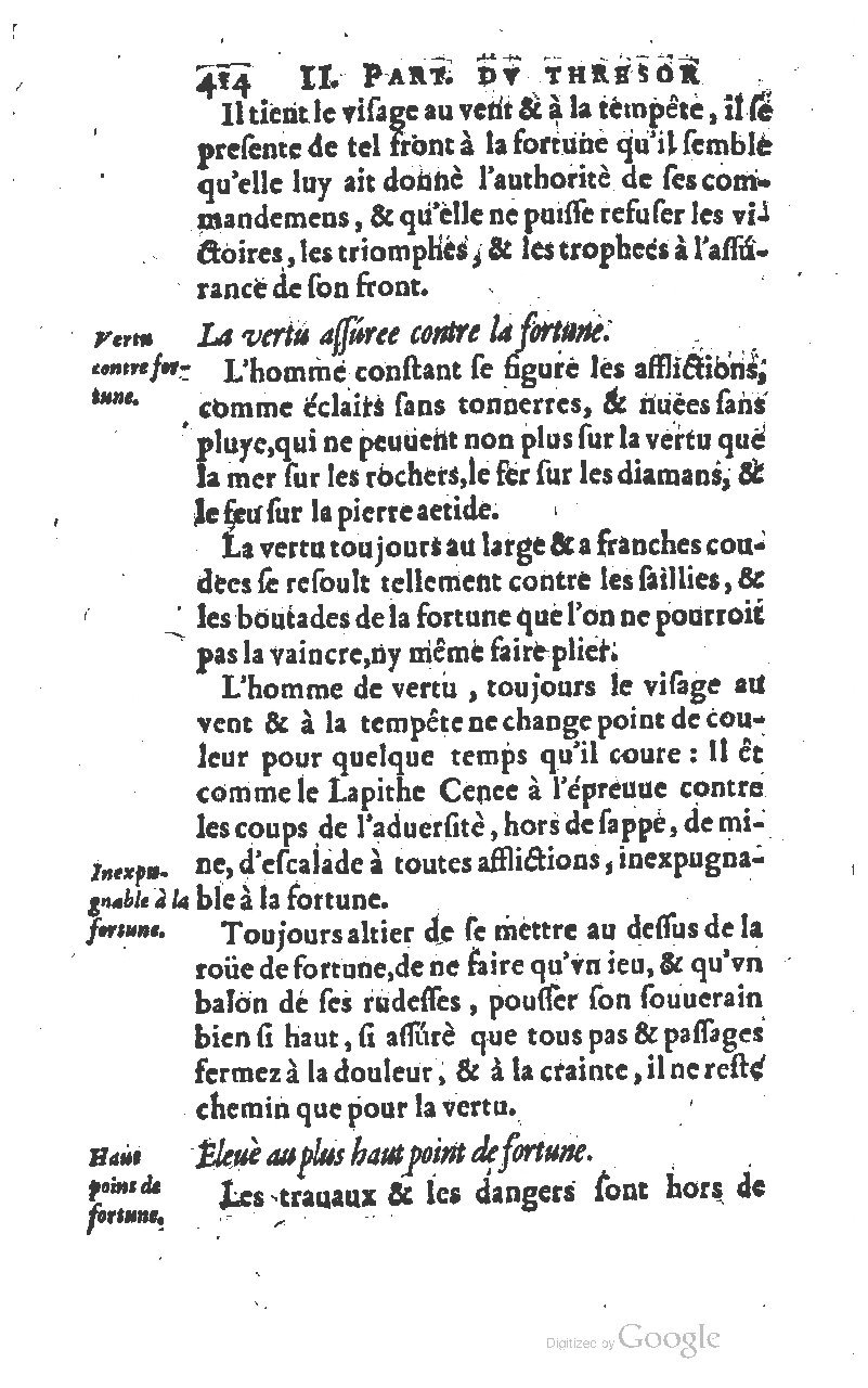 1610 - Louis Coste - Trésor de l’éloquence française (Seconde partie) - BM Lyon