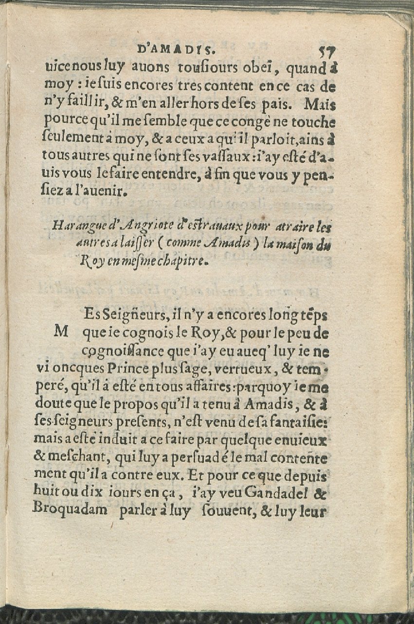 1559 - Pierre Regnard - Trésor des Amadis - Det KLG Copenhague