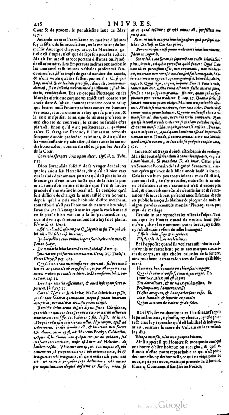 1629 - Veuve Nicolas Buon - Trésor du droit français (29620 T. 2) - BM Lyon