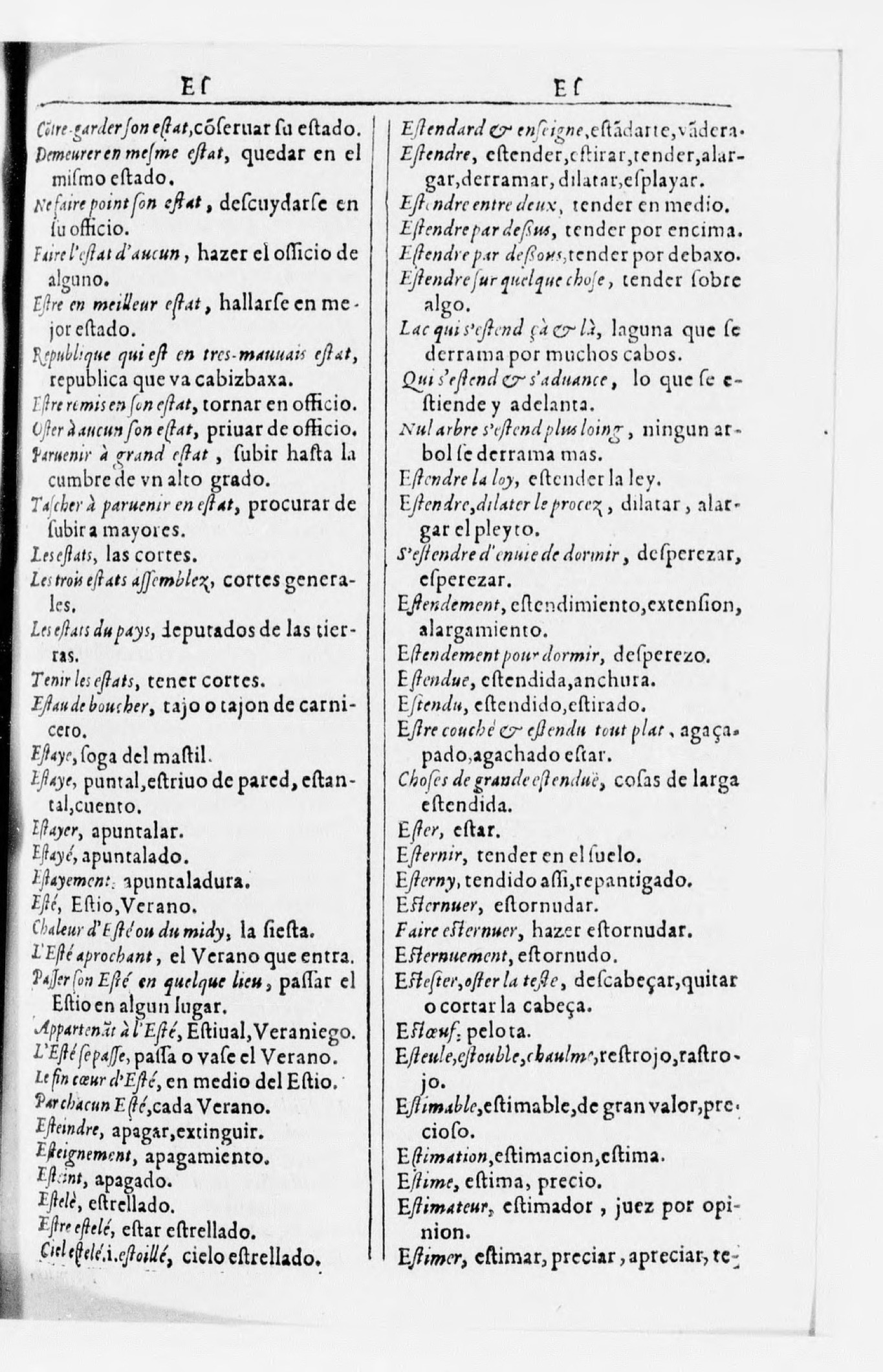 1616 - Veuve Marc Orry - Trésor des deux langues espagnole et française (Seconde partie) - BnF 1616 - Veuve Marc Orry - Trésor des deux langues espagnole et française (Seconde partie) - BnF